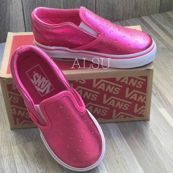 Vans Other - NWT VANS Classic Slip On Metallic Heats AUTHENTIC